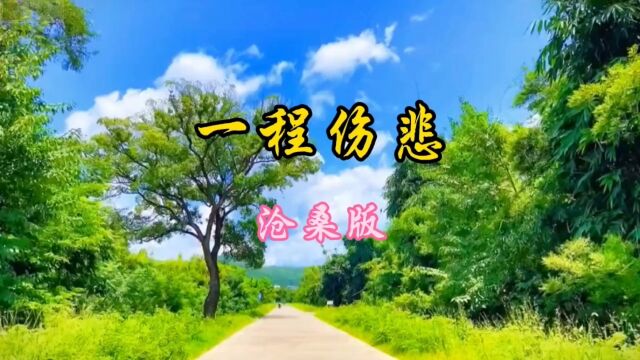 伤感歌曲《一程伤悲》,表达内心深处的伤感和失落深深刺痛我的心!