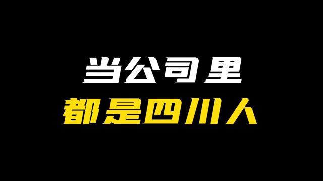 蜀村风云“当公司里都是四川人”