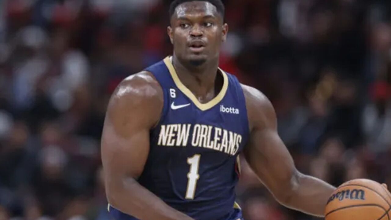 绝对力量!锡安坦克式冲击打法碾压国王全队,大秀肌肉力量,真牛