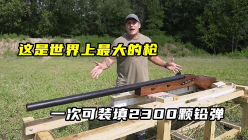 这是世界上最大的枪,一次可装填2300颗铅弹_高清1080P在线观看平台_腾讯视频