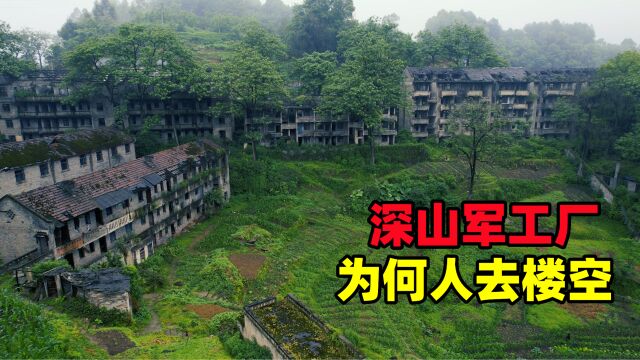 重庆深山的军工厂,曾繁荣程度堪比县城,如今整座山全是空楼