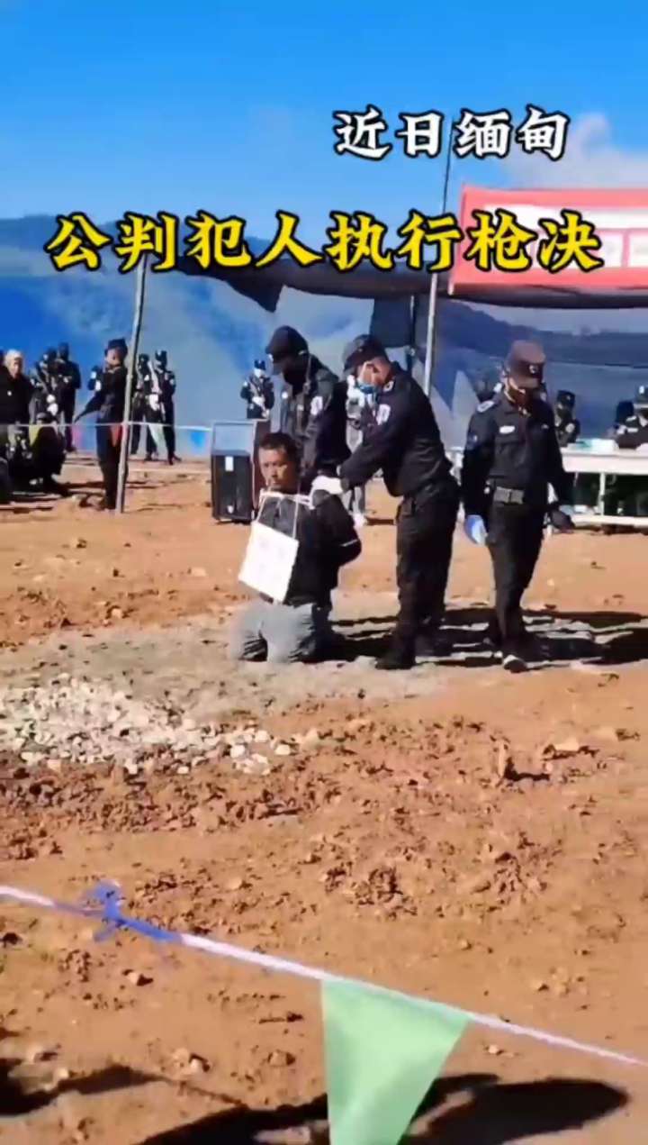 缅甸#枪决 #缅北 #果敢 #犯人 #诈骗犯
