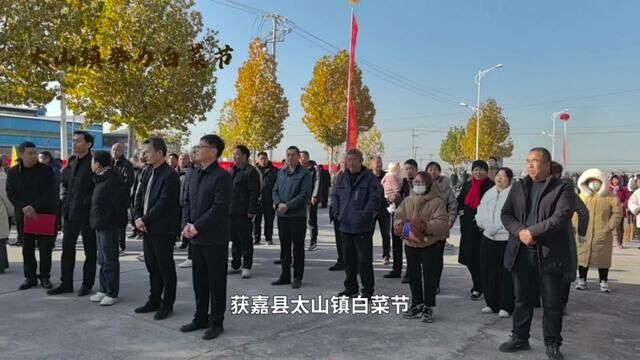 太山镇政府倾力打造,武王颂酒与萝卜白菜红薯共舞,精彩戏曲演绎#记录三农 #武王颂