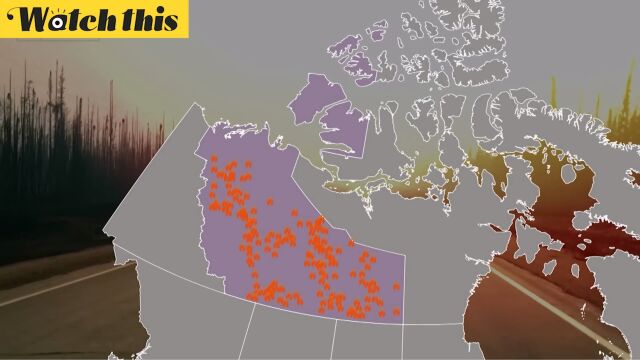 野火逼近:一千多处在燃野火在加拿大肆虐 西北地区两万人逃离家园