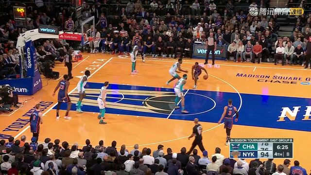 2023/24赛季NBA季中锦标赛小组赛：黄蜂 VS 尼克斯 全场回放