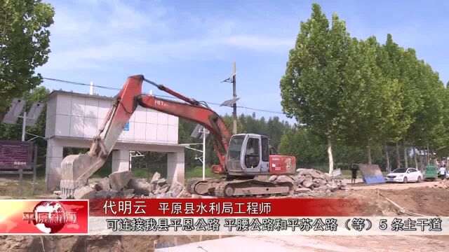 平原县全力推动“两河牵手”工程加速建设