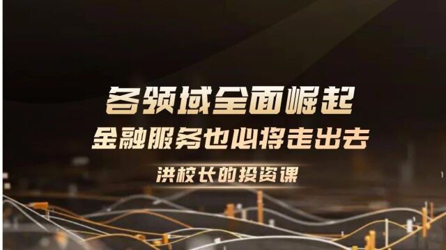 【视频】洪榕:各领域全面崛起,金融服务也必将走出去