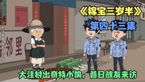 第四十三集，大洼村出奇葩小偷，昔日战友来访_动漫_高清完整版视频在线观看_腾讯视频