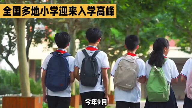 全面二孩政策的影响,今年小学入学人数创下历史新高!