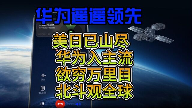 中华华为,大有作为.新时代领路人.华为科技遥遥领先.