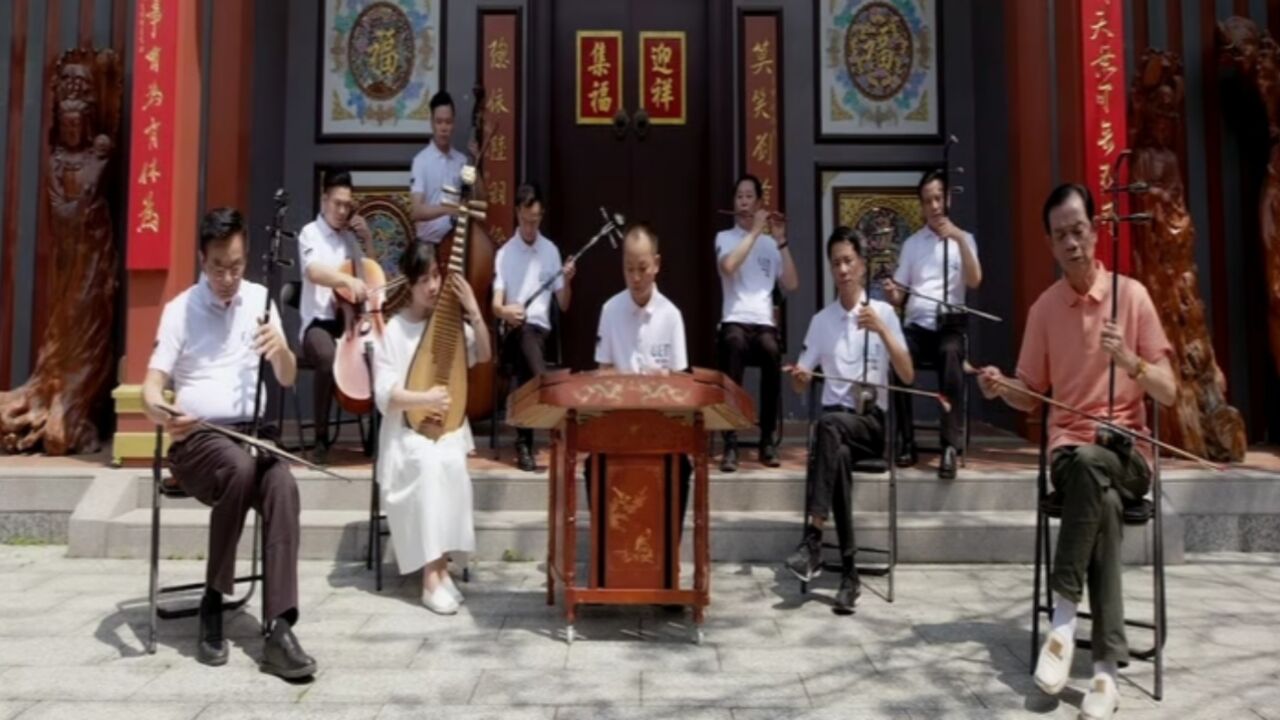 潮州弦诗乐《月上柳梢》轻六,领奏:陈国栋