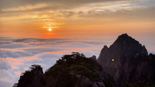 黄山云海日出