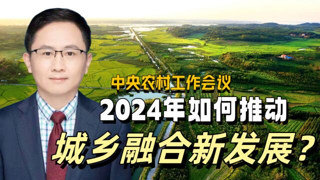 2024年如何推动城乡融合新发展?李春顶:三方面要实现融合