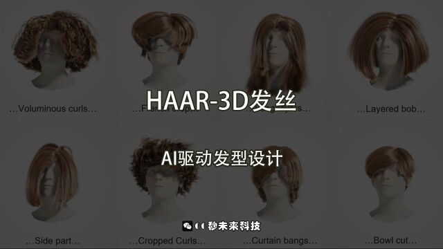 HAAR3D发丝:AI技术在虚拟发型设计中的应用