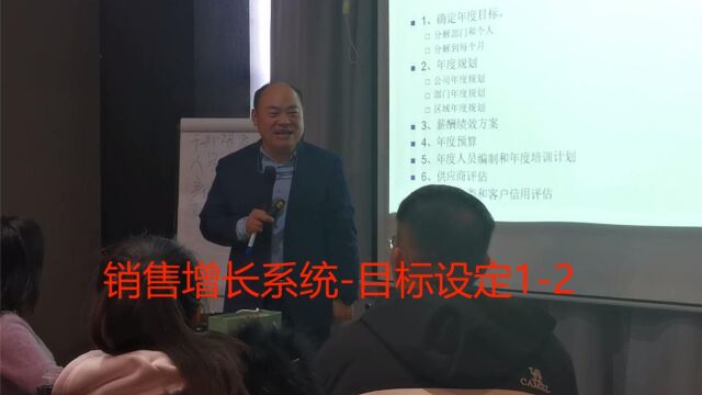 孟森:销售增长系统目标设定12