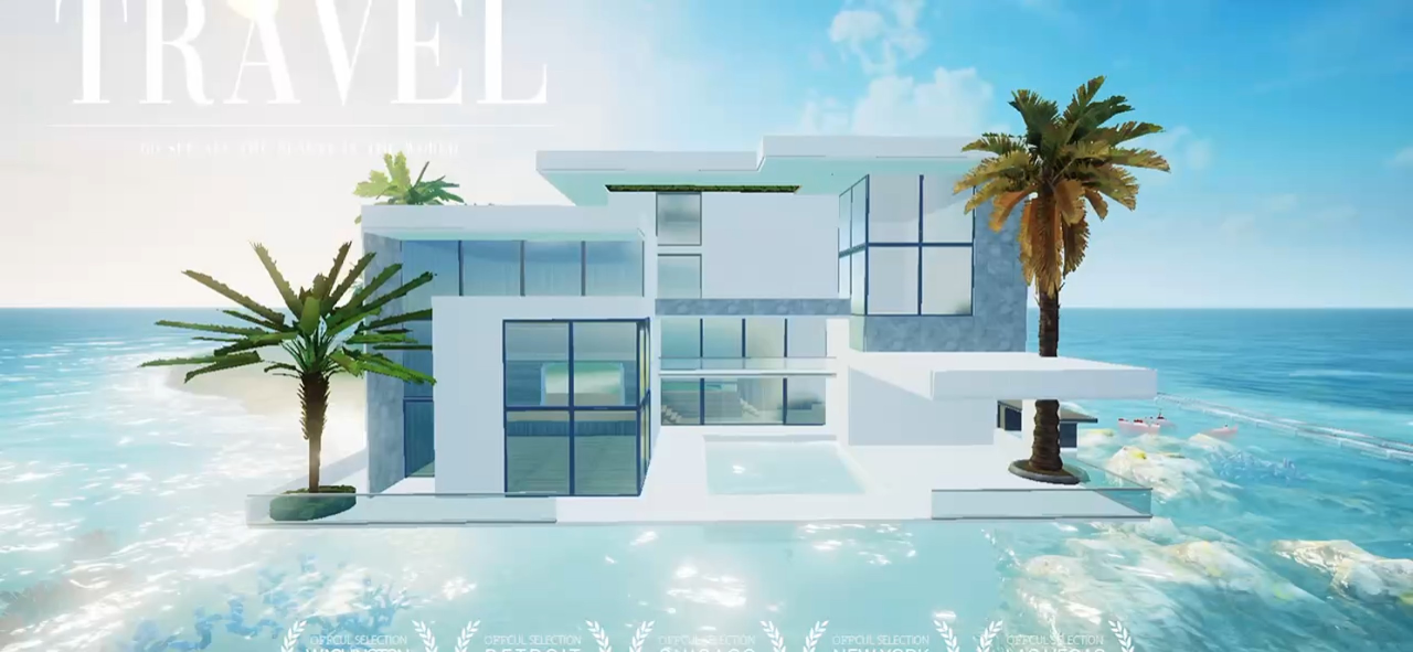 《黎明觉醒:生机》海岛庄园|现代别墅——泾鱼