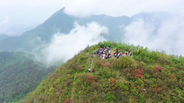 "赓续红色基因 攀登皖南井冈"2024黄高峰登山节燃情上演
