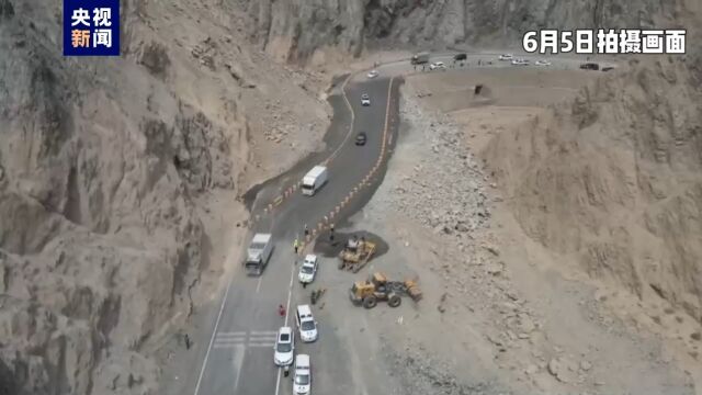 新疆吐鲁番吐和高速g3012线甘沟路段恢复通车