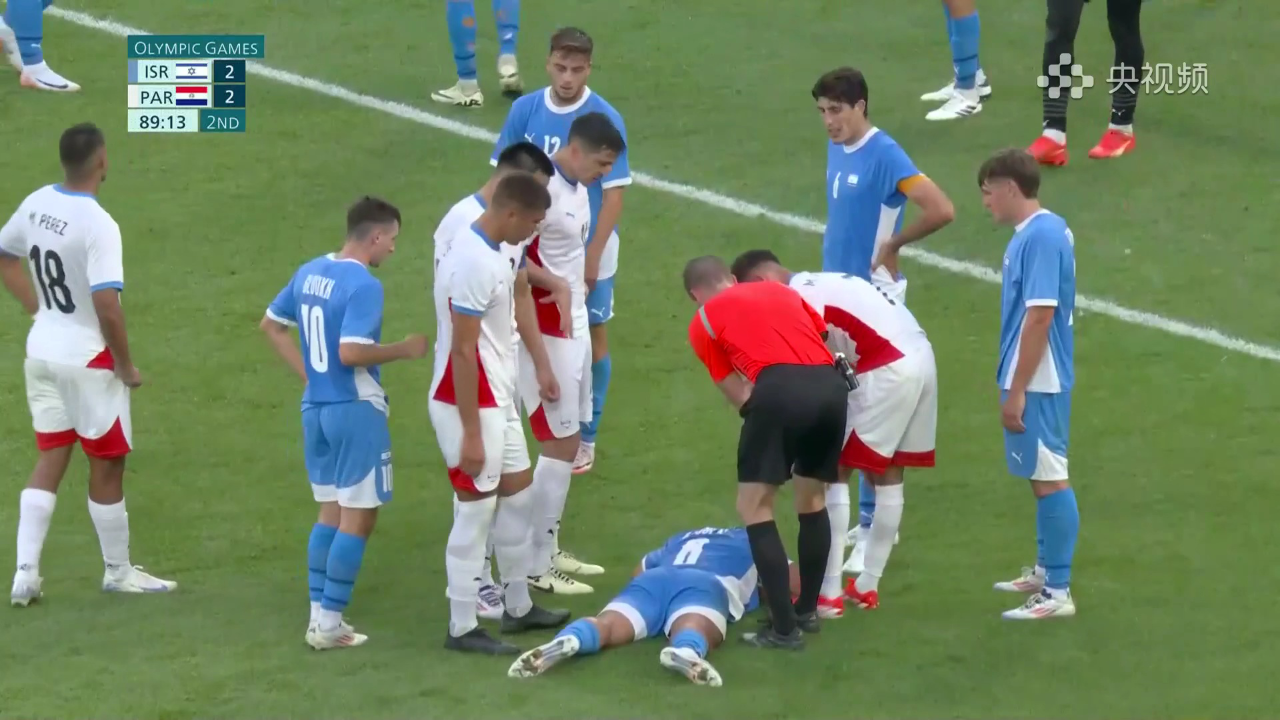 【回放】足球男子小组赛d组:以色列vs巴拉圭 下半场