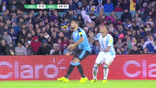 【回放】世预赛南美区：乌拉圭vs阿根廷 下半场