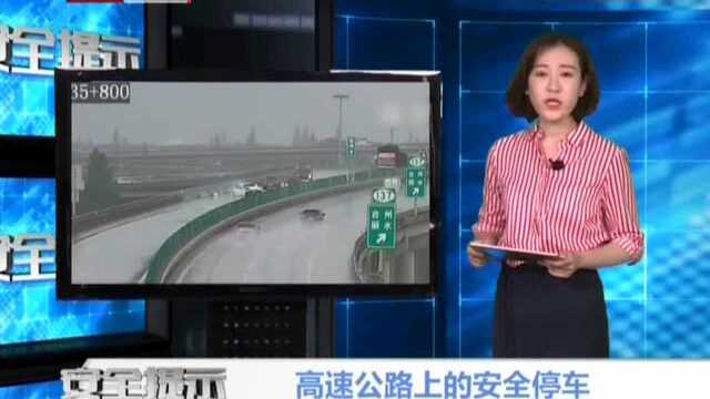 高速公路上的安全停车