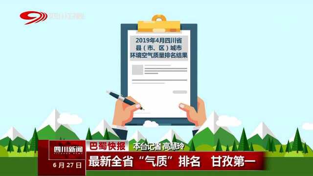 最新全省“气质”排名 甘孜第一