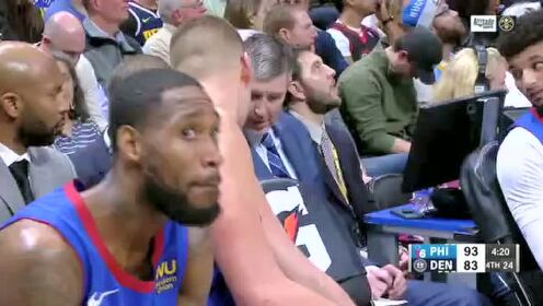 《NBA全场回放》【回放】76人vs掘金第4节 约基奇失衡强投完成绝杀
