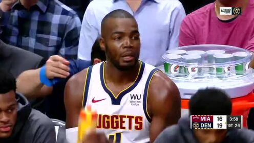 《NBA全场回放》【回放】热火vs掘金第1节 莱昂纳德篮下强起单臂暴扣