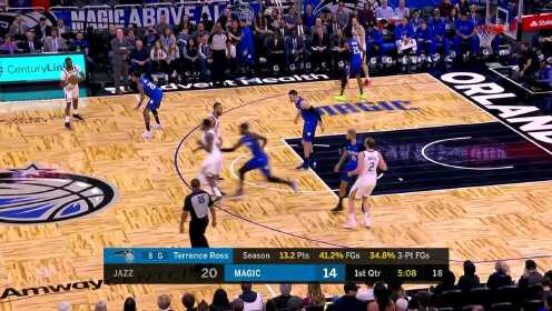 《NBA全场集锦》这还不就是轻松自在？英格尔斯吊篮下戈贝尔空切暴力灌筐