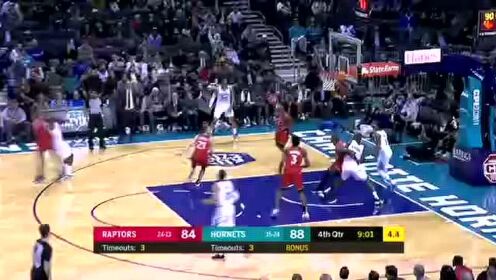 《NBA全场回放》【原声回放】猛龙vs黄蜂第4节 罗齐尔罚球将比赛拖入加时