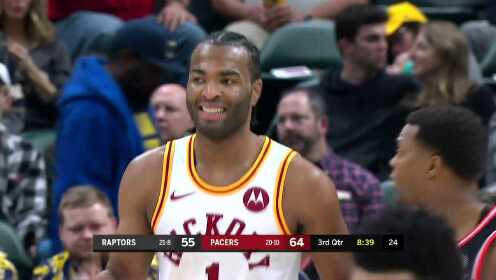 《NBA全场回放》【原声回放】猛龙vs步行者第3节 洛瑞节末暴走压哨反超