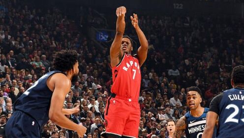 《NBA全场集锦》【球星】洛瑞vs森林狼集锦 复出砍27+11助队轻取森林狼