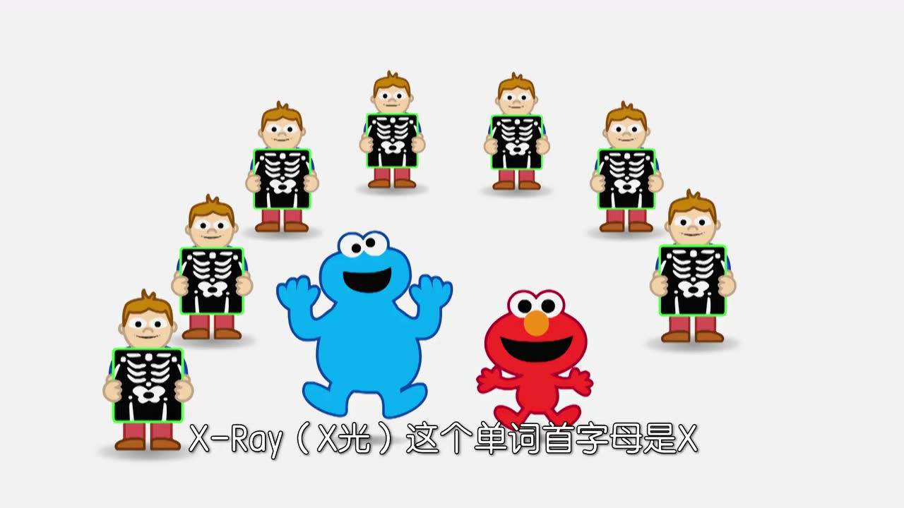 芝麻街abc 24集
