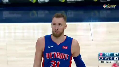 《NBA全场回放》NBA季前赛：活塞vs奇才第4节中文解说回放