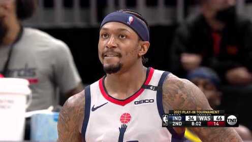 《NBA全场集锦》步行者vs奇才第2节英文原声回放