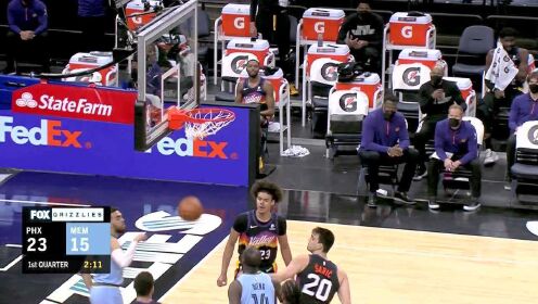 《NBA全场集锦》琼斯内线出手 闲庭信步抛投命中