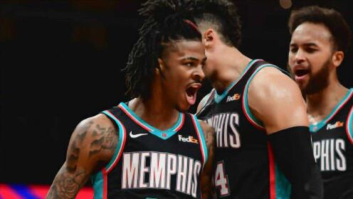 《NBA全场集锦》【球星】莫兰特vs老鹰集锦 全场19+7+7滞空上篮劈山伐木