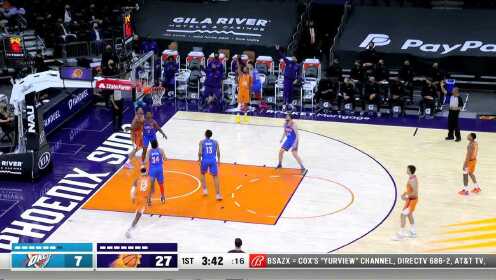 《NBA全场集锦》流畅的进攻多么赏心悦目 布克分球布里奇斯三分命中