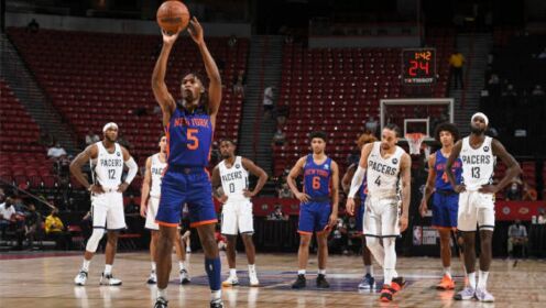 《NBA全场集锦》【原声】尼克斯94-86步行者 奎克利爆砍32分轻取步行者