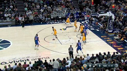《NBA全场集锦》谁说我打球自私来着？兰德尔分球富尼耶三分开炮