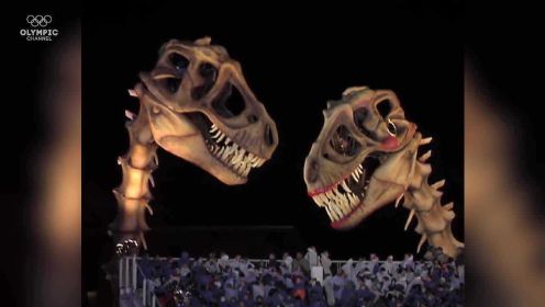 极具复古元素！还记得盐湖城冬奥会闭幕式上的巨型恐龙骨架吗？