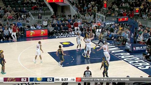 《NBA全场集锦》【球星】哈利伯顿vs骑士集锦 全场砍下24+5+9 第4节险些取胜