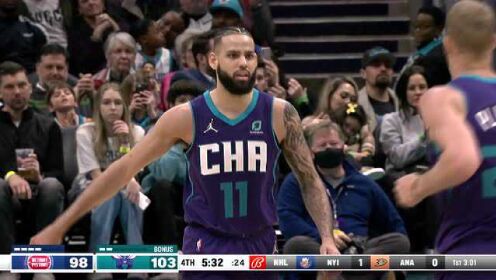 《NBA全场集锦》【纯享】活塞vs黄蜂精华回放 罗齐尔33分活塞加时绝杀黄蜂