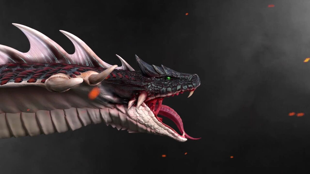 《诛仙》动画黑水玄蛇展示:黑水之南,生有玄蛇,食麈吞金_腾讯视频