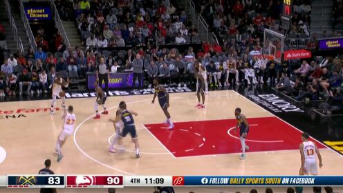 《NBA全场集锦》即插即用上场就立功！阿隆-霍乐迪三分+补篮化身板凳匪徒
