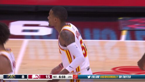 《NBA全场集锦》【纯享】掘金vs老鹰精华纯享 特雷杨缺席默里34+8力克掘金