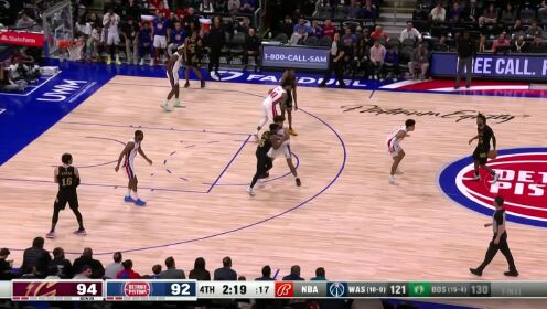 《NBA全场集锦》这球很关键！米切尔外线后撤步三分奠定胜局