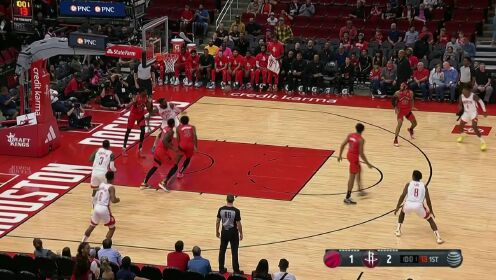 《休斯敦火箭》NBA季前赛：猛龙vs火箭第1节中文解说回放