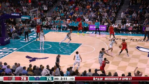 《NBA全场集锦》【原声】开拓者105-95黄蜂 开拓者有惊无险送黄蜂6连败