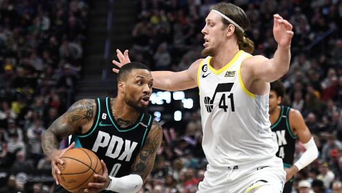 《NBA全场集锦》【原声】开拓者127-115爵士 马卡40+12利拉德30+12率队终结六连败 